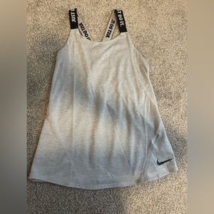 Grey Kids Medium Nike Dri-Fit Tank